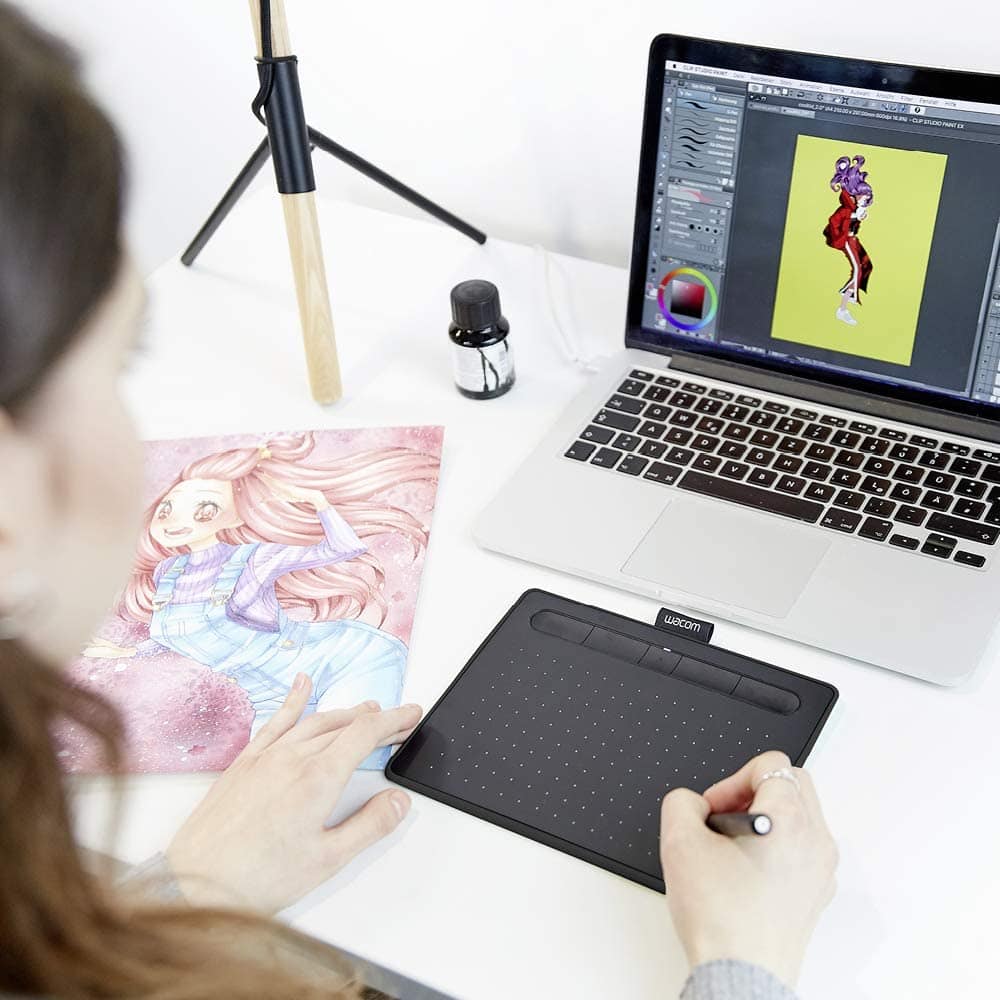 Intuos S Bluetooth Graphic Pen Tablet (CTL4100WLK) HardwareMarket