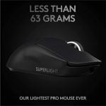 Logitech PRO X SuperLight Gaming Mouse black