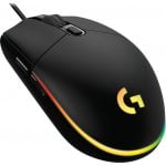 Logitech G203 LIGHTSYNC RGB Gaming Mouse - 8,000 DPI (Black)