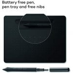 Wacom Intuos M Bluetooth Graphic Pen Tablet Berry Pink (CTL-6100WLP) - الصورة 7