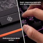 HyperX Alloy Core RGB Membrane Gaming Keyboard - Comfortable Quiet Silent Keys - Image 4