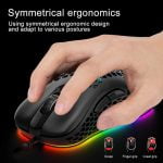 AULA F810 RGB Gaming Mouse - 6,400 DPI - 98 Gram (Black) - Image 4