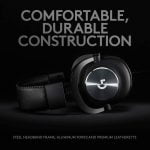 Logitech G PRO X Gaming Headset - 7.1 Surround Sound - BLUE VO!CE - Image 6