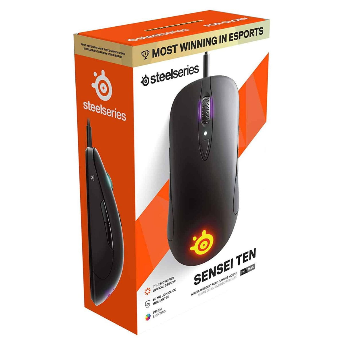 SteelSeries Sensei Ten Gaming Mouse - 18,000 CPI TrueMove Pro Optical Sensor - Image 7