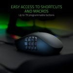 Razer Naga Trinity MOBA / MMO Gaming Mouse - 16,000 DPI 5G Optical Sensor - Image 3