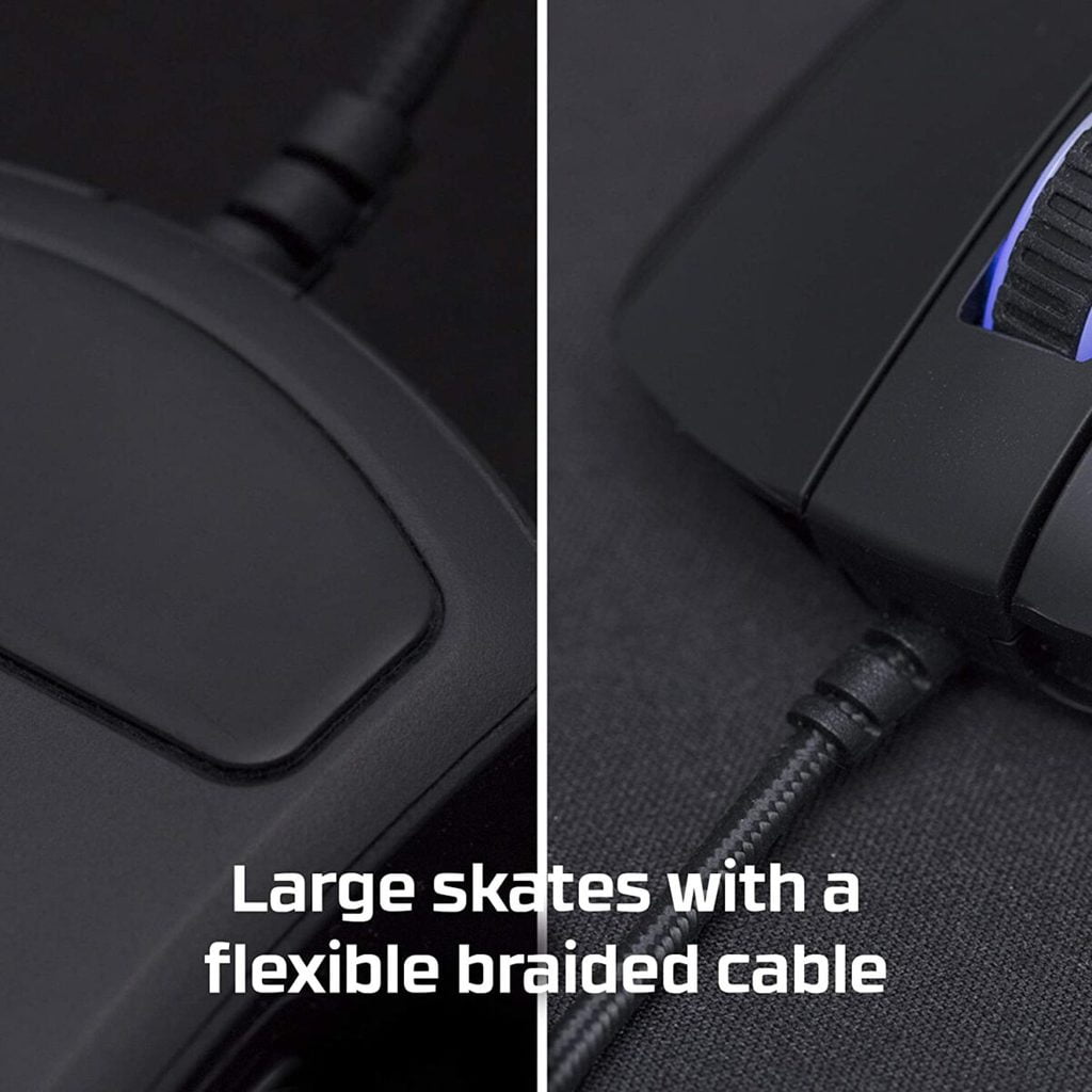 ⁦HyperX Pulsefire Raid RGB Gaming Mouse - Optical Sensor 16,000 DPI - 11 Programmable Buttons -  Comfortable Side Grips - Software-Controlled Customization⁩ - الصورة ⁦5⁩