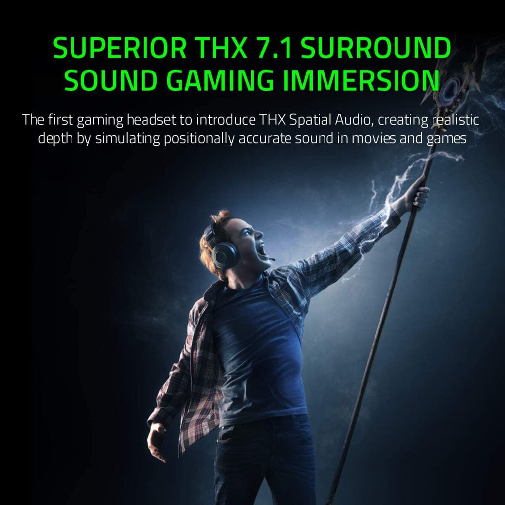 RAZER KRAKEN TOURNAMENT EDITION 7.1 Surround Sound