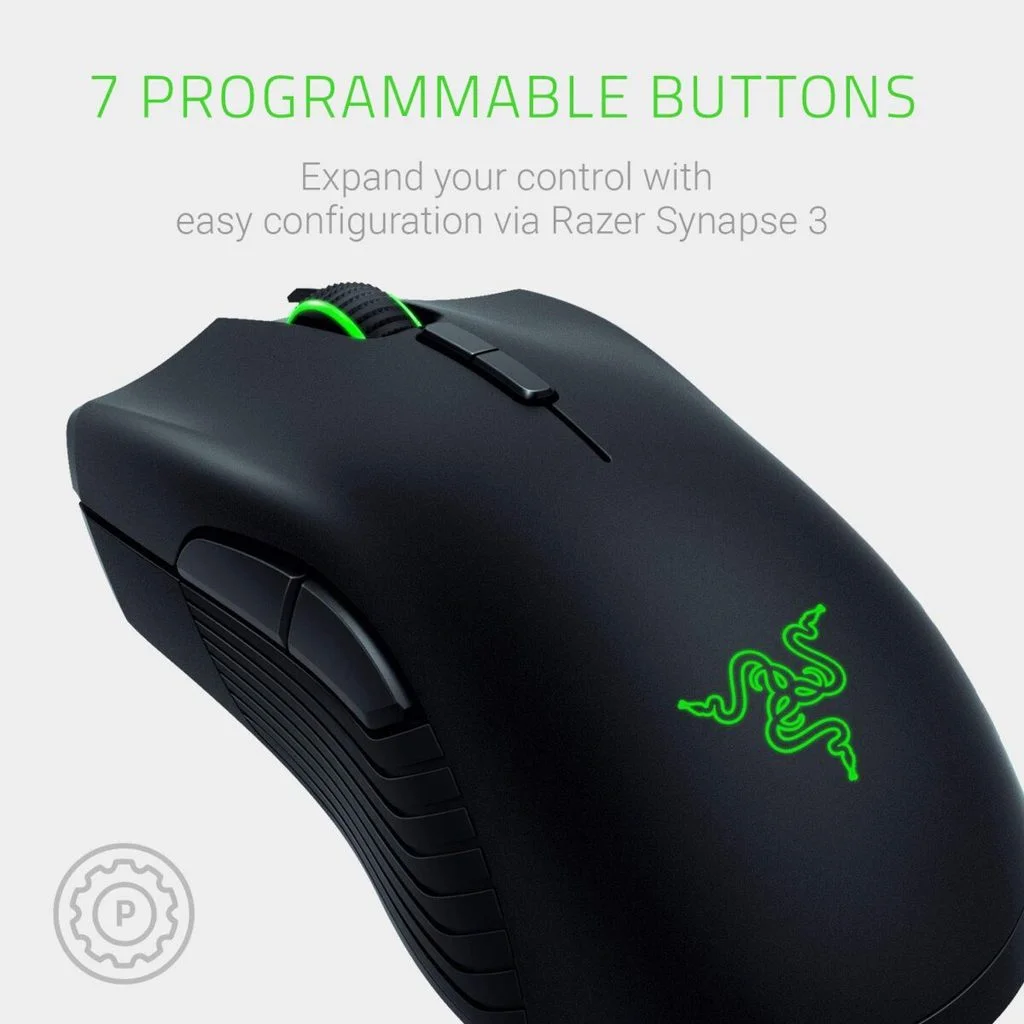 Razer Mamba Wireless Gaming Mouse - 16,000 DPI Optical Sensor - Image 2