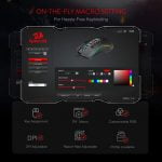 Redragon M808 Storm Gaming Mouse - 12,400 DPI (Black) - Image 14