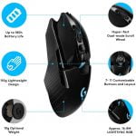 Logitech G903 HERO LIGHTSPEED Wireless Gaming Mouse - Hero Sensor 25,600 DPI - Image 6
