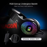 Redragon H350 PANDORA RGB USB Gaming Headset - Surround Sound 7.1 - Image 14