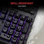 HyperX Alloy Core RGB Membrane Gaming Keyboard - Comfortable Quiet Silent Keys - Image 2