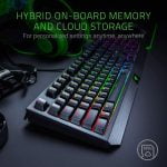 Razer BlackWidow Mechanical Gaming Keyboard - Green Switches Tactile & Clicky (Black) - Image 3