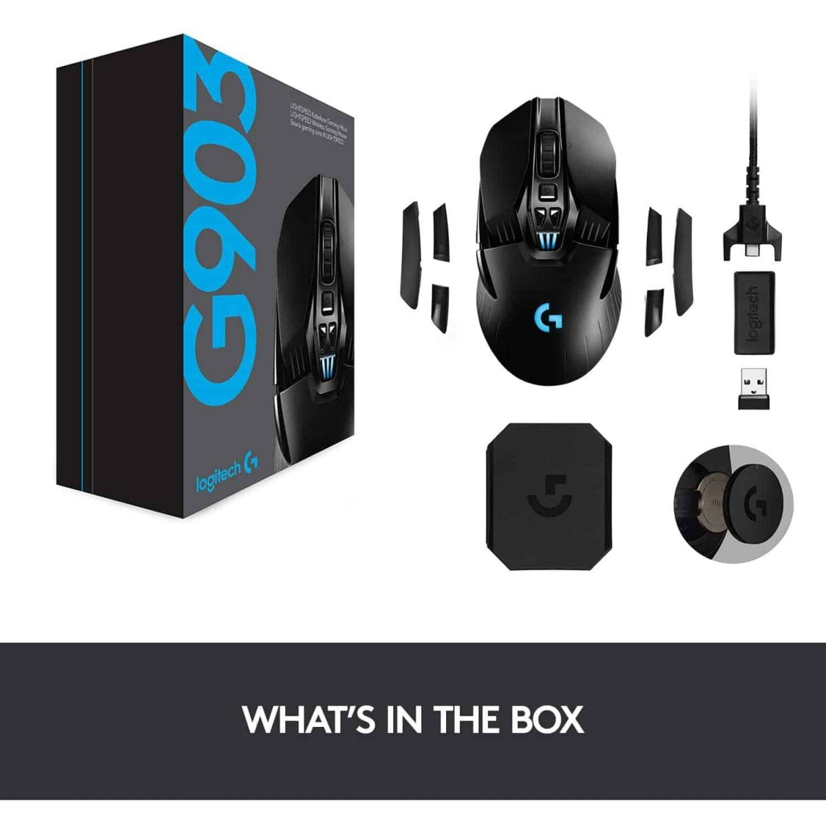 Logitech G903 HERO LIGHTSPEED Wireless Gaming Mouse - Hero Sensor 25,600 DPI - Image 7