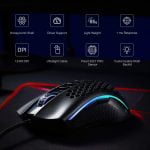 Redragon M808 Storm Gaming Mouse - 12,400 DPI (Black) - Image 13