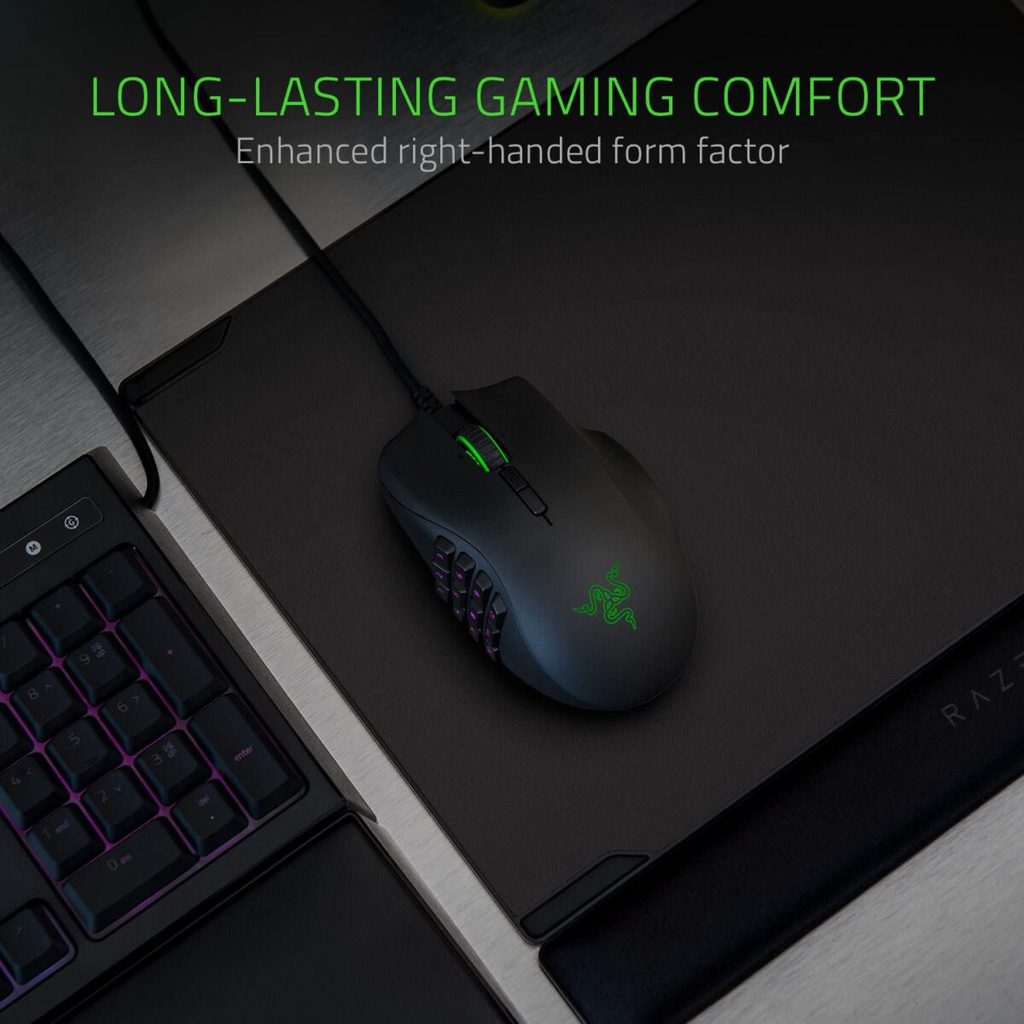 Razer Naga Trinity MOBA / MMO Gaming Mouse - 16,000 DPI 5G Optical Sensor - Image 6