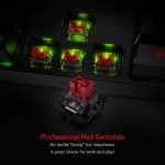 Redragon K582 RGB SURARA Mechanical Gaming Keyboard - Red Switches Linear and Quiet - الصورة 9