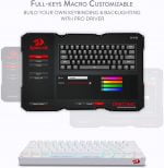 REDRAGON K530 Draconic RGB 60% Gaming Wireless Mechanical Keyboard - Brown Switches - White - الصورة 8