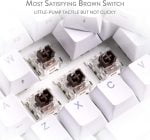 REDRAGON K530 Draconic RGB 60% Gaming Wireless Mechanical Keyboard - Brown Switches - White - الصورة 2