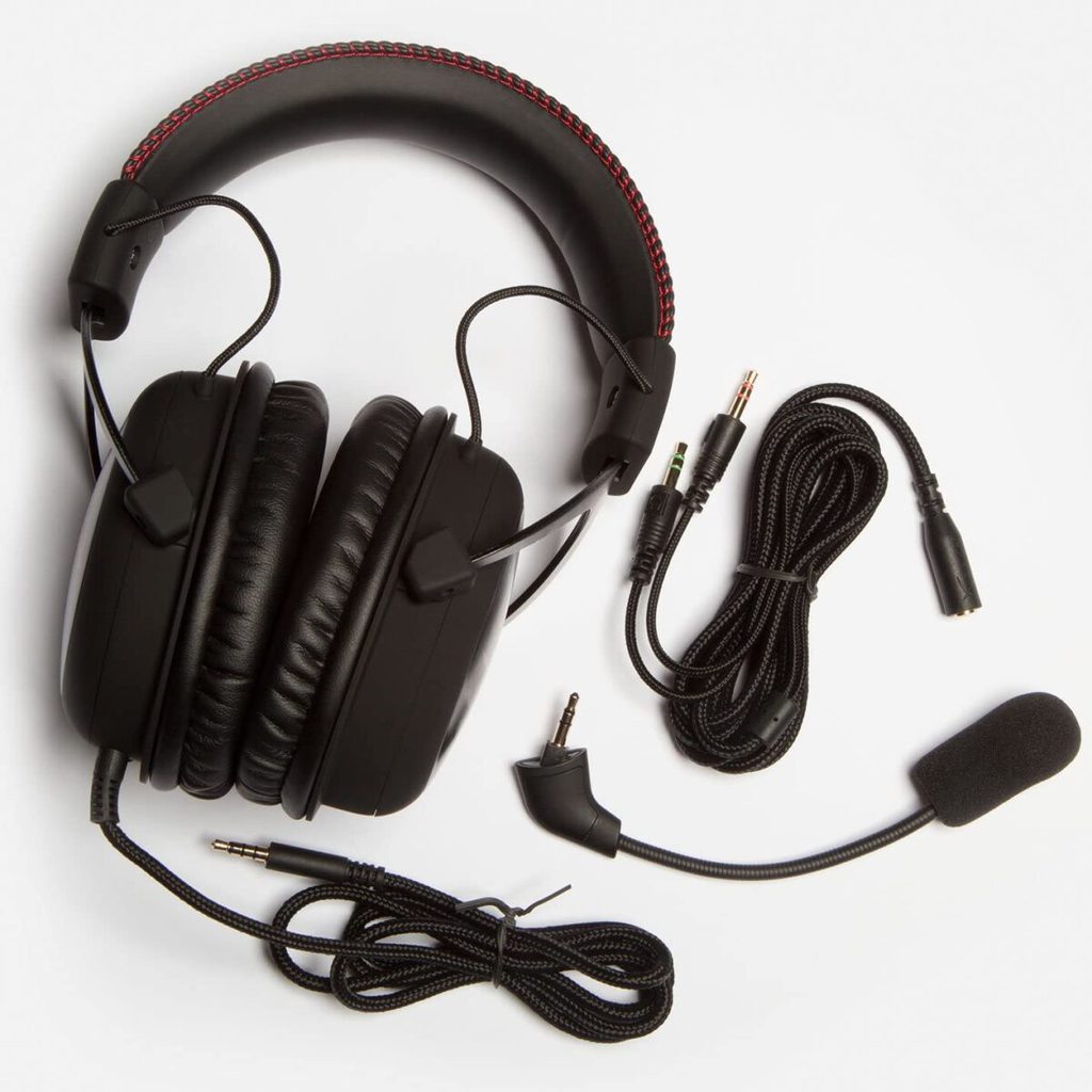 ⁦HyperX Cloud Core Gaming Headset - Durable Aluminum Frame - 53MM Drivers - Detachable Microphone - Noise Cancelation Microphone⁩ - الصورة ⁦4⁩