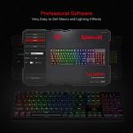 Redragon K582 RGB SURARA Mechanical Gaming Keyboard - Red Switches Linear and Quiet - الصورة 14