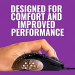 Cooler Master MM711 60G RGB Gaming Mouse - 16000 DPI (Matt Black)