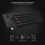 REDRAGON K530 Pro Draconic RGB 60% Gaming Wireless Mechanical Keyboard - BT/2.4Ghz/Wired 3-Mode