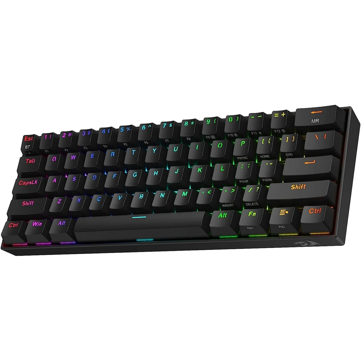 REDRAGON K530 Pro Draconic RGB 60% Gaming Wireless Mechanical Keyboard - BT/2.4Ghz/Wired 3-Mode
