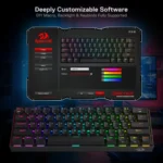 REDRAGON K530 Pro Draconic RGB 60% Gaming Wireless Mechanical Keyboard - BT/2.4Ghz/Wired 3-Mode
