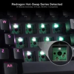 REDRAGON K530 Pro Draconic RGB 60% Gaming Wireless Mechanical Keyboard - BT/2.4Ghz/Wired 3-Mode