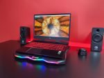 MARVO FN-40 RGB Laptop Cooler Cooling Pad / Supports Up To 17" Laptop / Cool RGB Backlight / 180mm Single-Fan Design / Adjustable Stand Angle / 2-Port USB Hub - Image 7