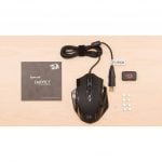 Redragon M908 Impact MMO Gaming Mouse - 12 Side Buttons - Optical Sensor 12,400DPI