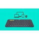 Logitech K380 Wireless/Bluetooth Multi-Device Keyboard (Arabic) -Graphite - Image 4