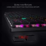 Redragon K589 Low Profile Mechanical Keyboard Optical Red Switch