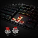 Redragon K589 Low Profile Mechanical Keyboard Optical Red Switch