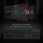 Redragon K589 Low Profile Mechanical Keyboard Optical Red Switch