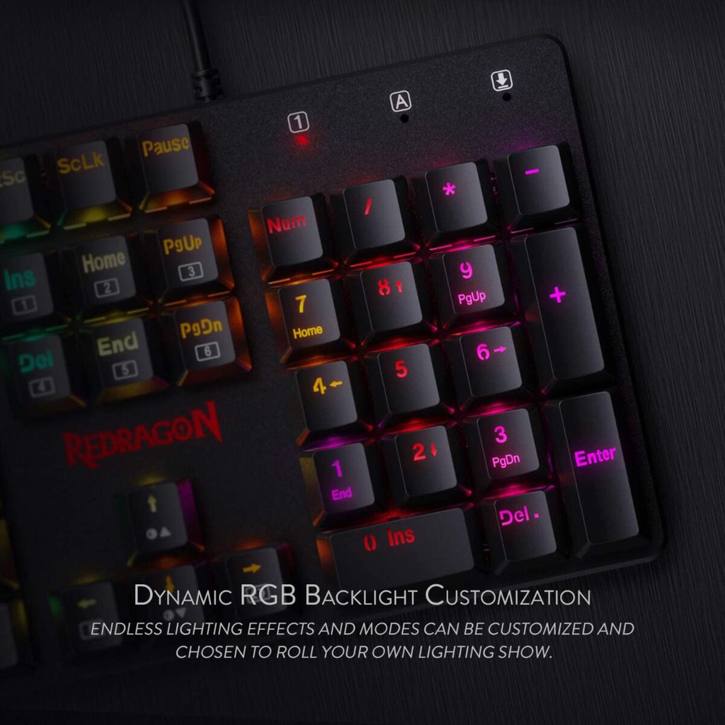 Redragon K589 Low Profile Mechanical Keyboard Optical Red Switch