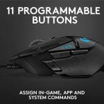 logitech g502 hero gaming mouse