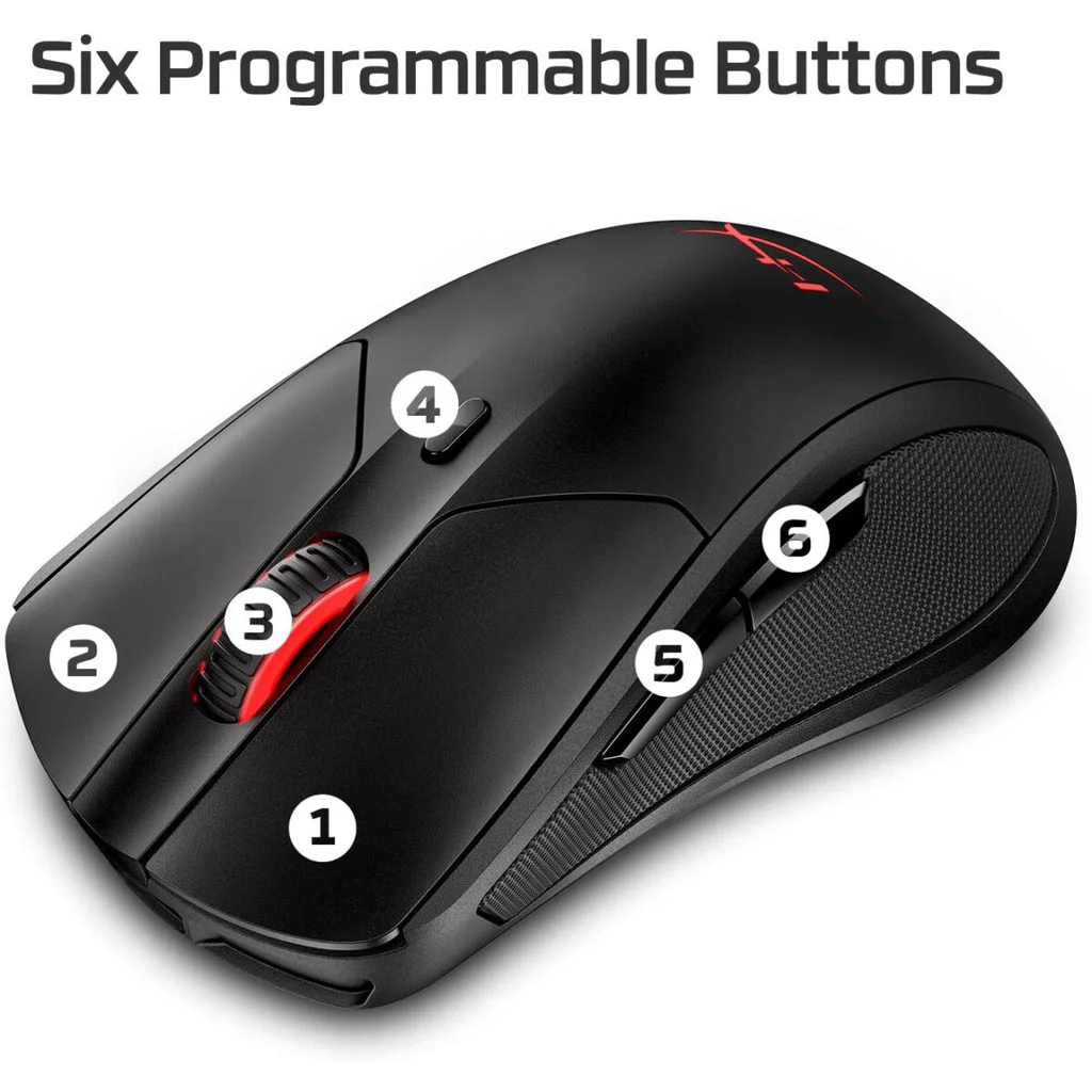 HyperX Pulsefire Dart Wireless Gaming Mouse - 16,000 DPI
