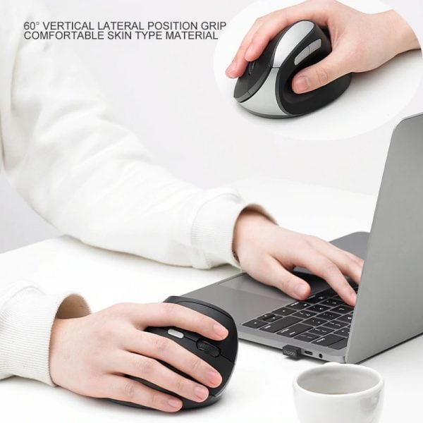 Rapoo MV20 Silent Vertical wireless Mouse