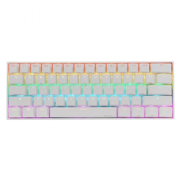 Anne Pro 2 60% Mechanical Keyboard Blue Switch White