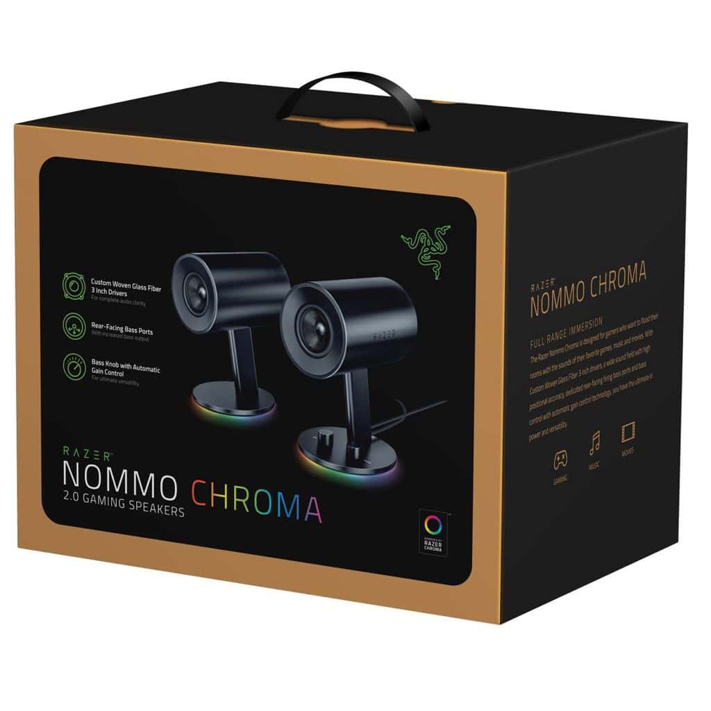 razer nommo chroma pc speakers