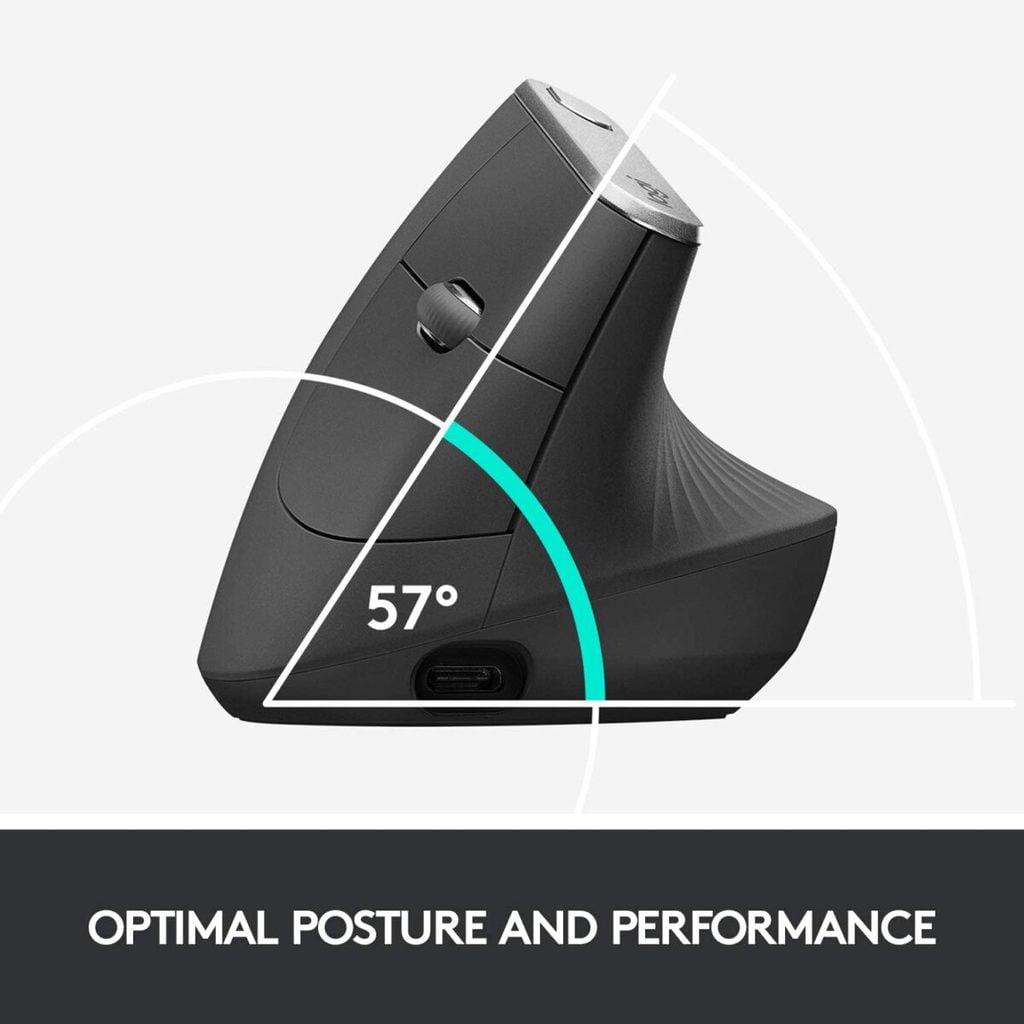 Logitech MX Vertical Wireless Bluetooth Mouse