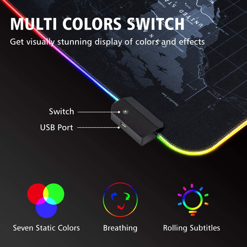 RGB GAMING MOUSE PAD