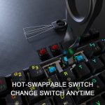 Dierya DK61 Pro Bluetooth 5.1 Mechanical Gaming Keyboard 60% Wireless/Wired - Gateron Optical Blue Switch - Image 9