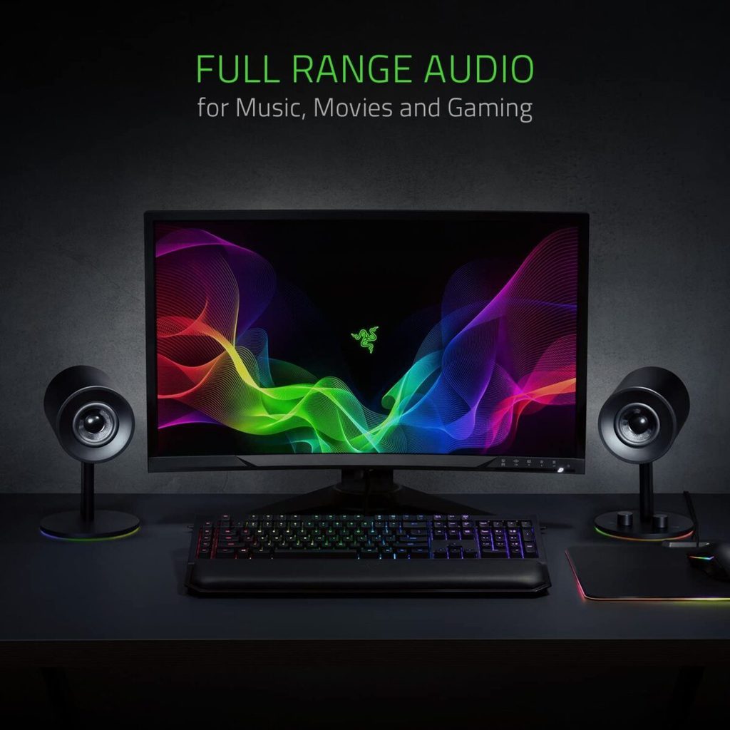 razer nommo chroma pc speakers