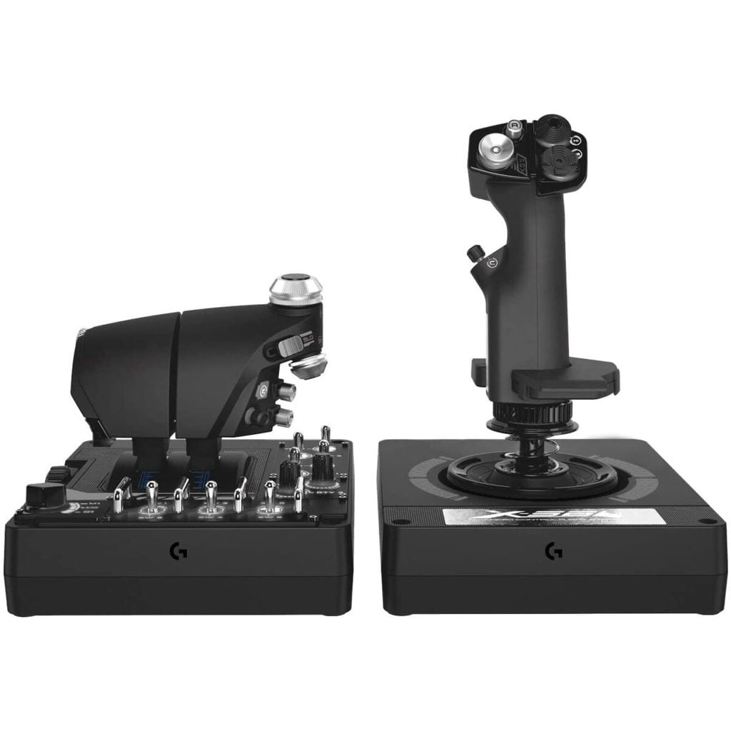 Logitech G X56 H.O.T.A.S Throttle and Joystick Flight Simulator Game Controller