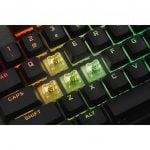 Corsair K60 RGB PRO Mechanical Gaming Keyboard (CHERRY VIOLA Keyswitches: Linear and Fast, Durable Aluminum Frame, Customisable Per-Key RGB Backlighting