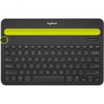 Logitech K480 Bluetooth Multi-Device Portable Wireless Keyboard with Integrated Stand Phone Holder