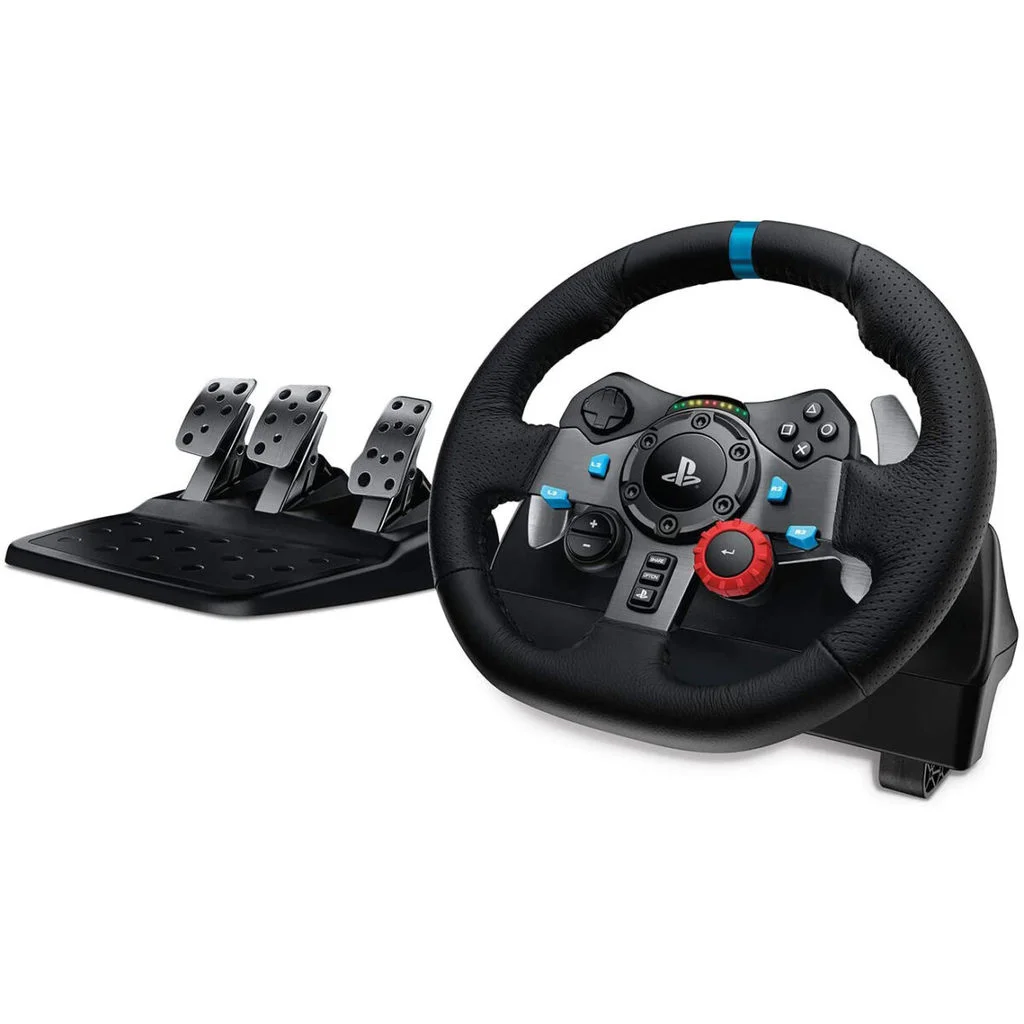 Logitech G29 Driving Force Racing Wheel and Floor Pedals, Real Force Feedback